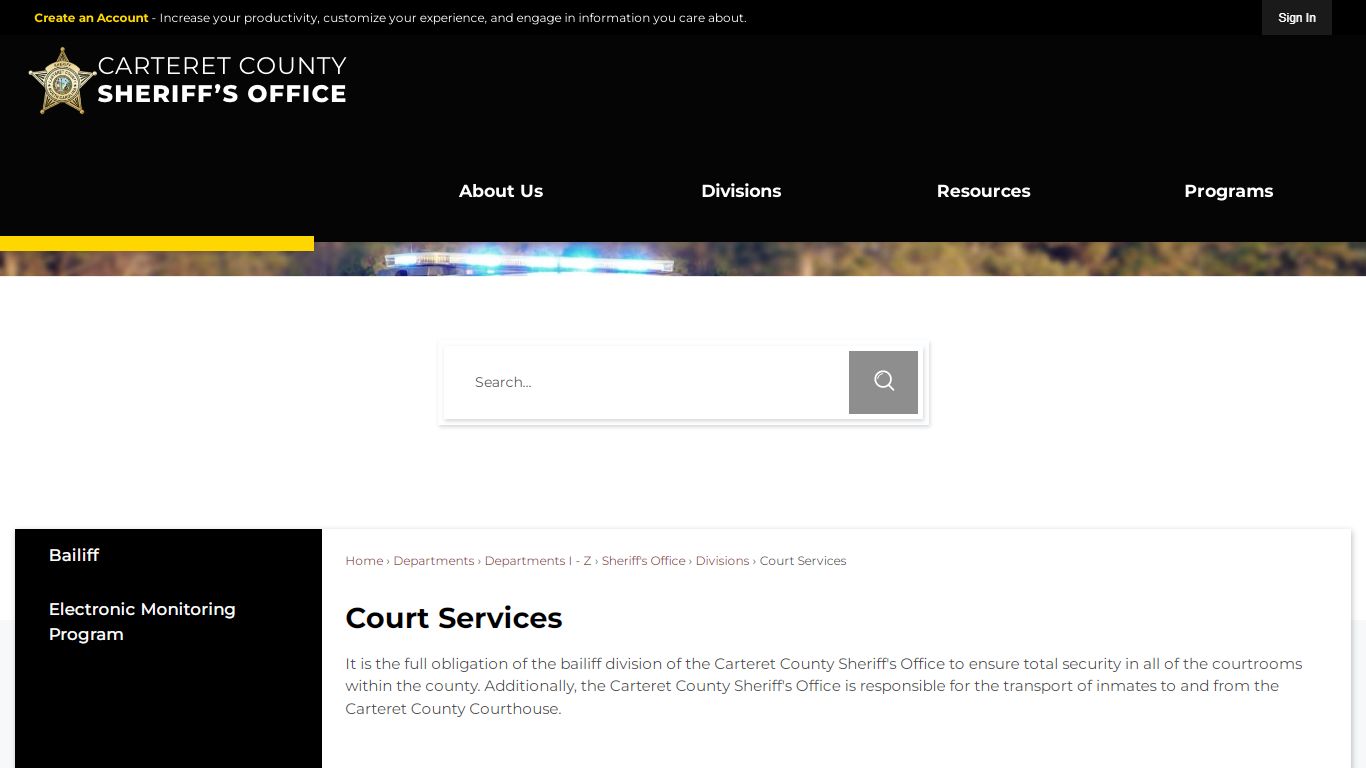 Court Services | Carteret County, NC - Official Website